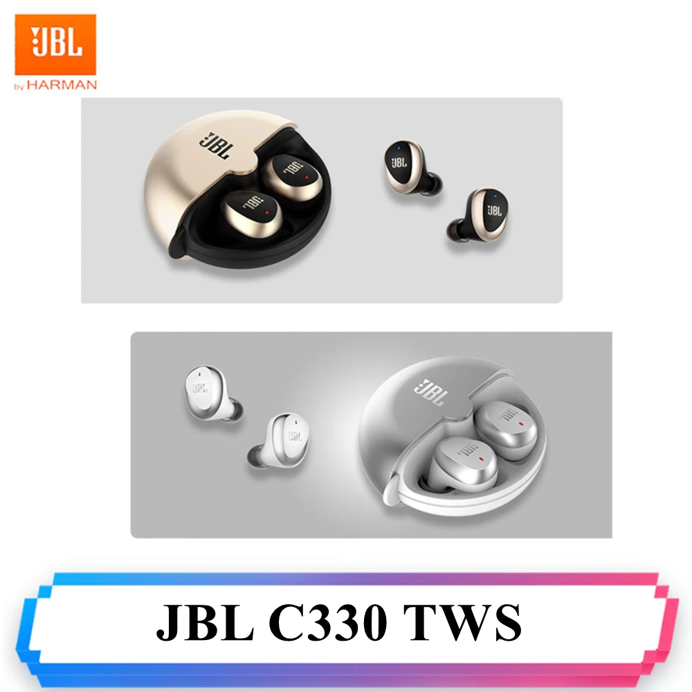 JBL Bluetooth Sports Headphones Active Noise-Cancellation Earphones Lightweight Touch Control Headset With HiFi Deep Bass Sound