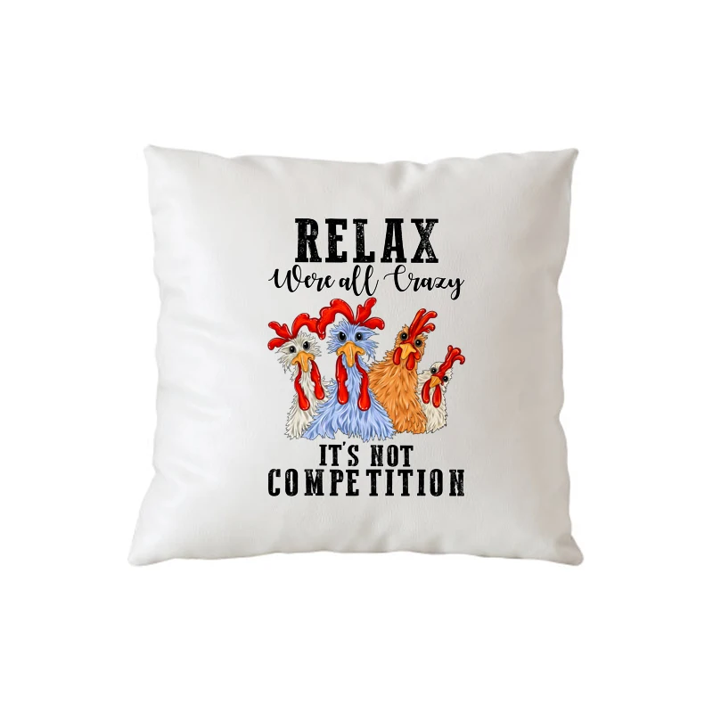 Модная термонаклейка с изображением курицы для глажки на куртке