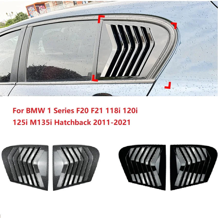 

For BMW 1 Series F20 F21 118i 120i 125i M135i Hatchback 2011-2021 Car Rear Side Window Shutter Trim Windshield Shade Blind Cover