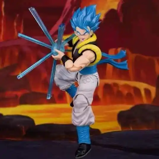 Фото Фигурка Demoniacal Fit Gogeta Dragon Ball Z Super Saiyan Blue Hero Waltz Gogeta The Supreme Dance, аниме-фигурка, игрушка, подарок №4