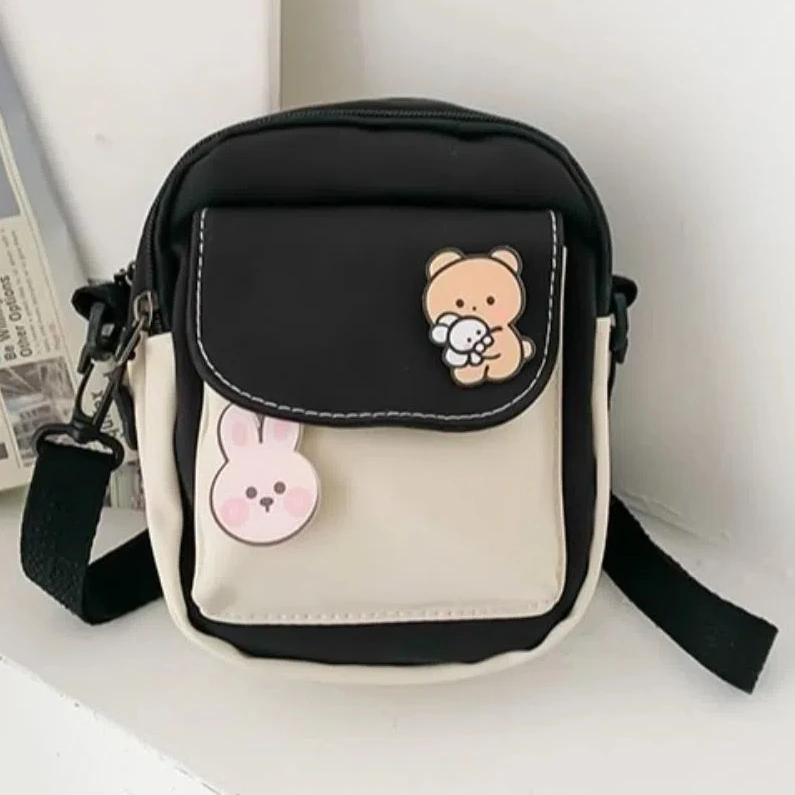 Маленькая сумка женская на плечо милые сумки через с героями мультфильмов для