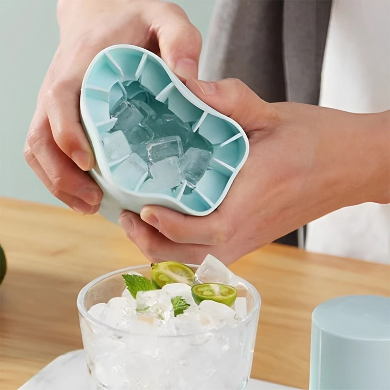 

Ice Bucket Cup Mold Ice Cubes Tray Food Grade Quickly Freeze Silicone Creative Design Frozen Drink Maker for Whiskey Beer