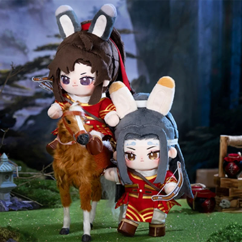 

Новая Подлинная плюшевая игрушка Minidoll Mo Dao Zi Shi Wei Wuxian Lan Wangji, мягкая плюшевая хлопковая фигурка, модель, сменная одежда, кукла