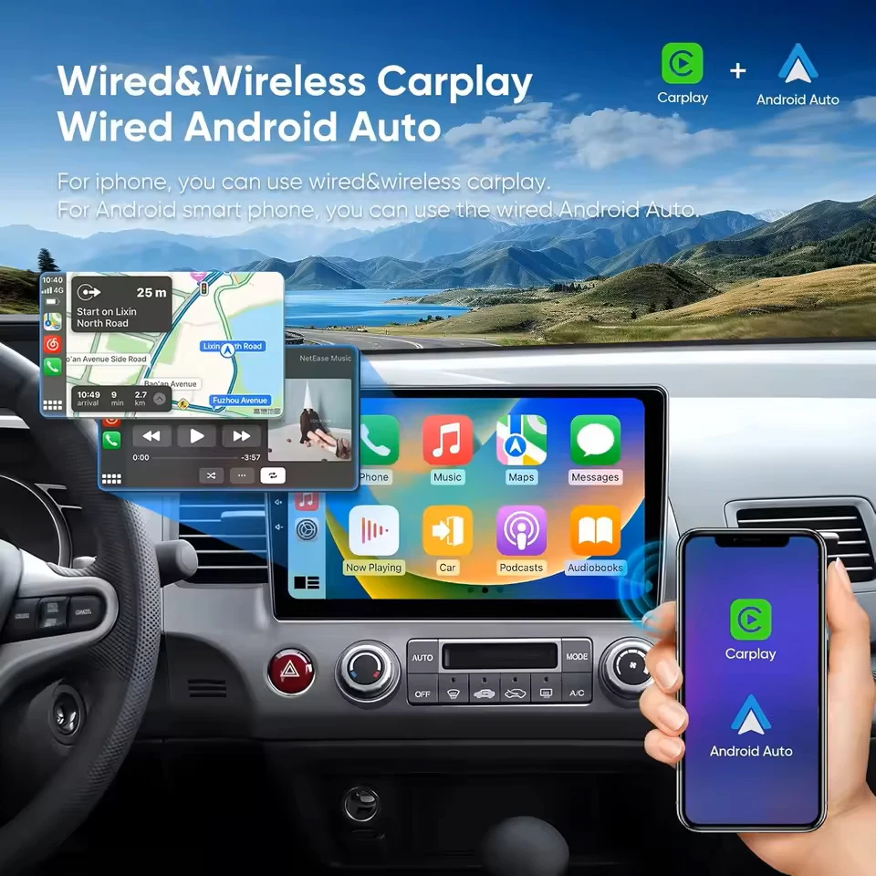 Фото Android 15 для Hyundai Elantra Avante MD I35 2011 2012 2013 CarPlay Android Auto Radio Qualcomm Автомобильная мультимедийная GPS-навигация №4