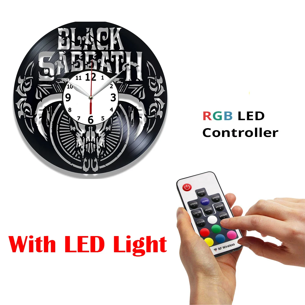 

Записывающие настенные часы, совместимые с Black Sabbath, тематические параноиды, идея подарка на день рождения