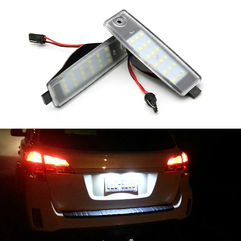 

2Pcs LED Number License Plate Light Lamp For LEXUS XU10 RX RX300 1999-2003 TOYOTA Hiace S.B.V/ Highlander/ RAV4 Scion XB