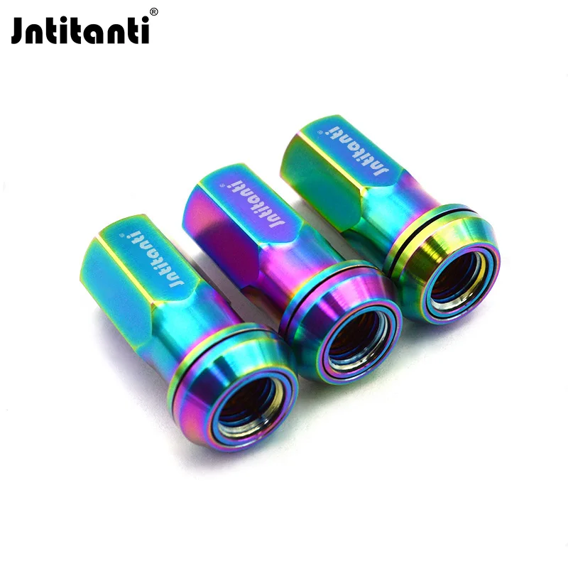 Фото Гайка колесная Jntitanti Hexagon Open End Floating Cone Seat Gr.5 из титана M12x1.5 для Toyota, Honda, Mazda, Mitsubishi, Buick, Ford, Acura №2