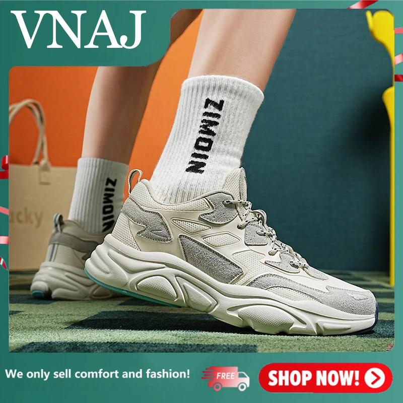 

VNAJ Man Sneakers Male casual Mens Shoes tenis Luxury shoes Trainer Race Breathable Shoes fashion loafers running Shoes for men