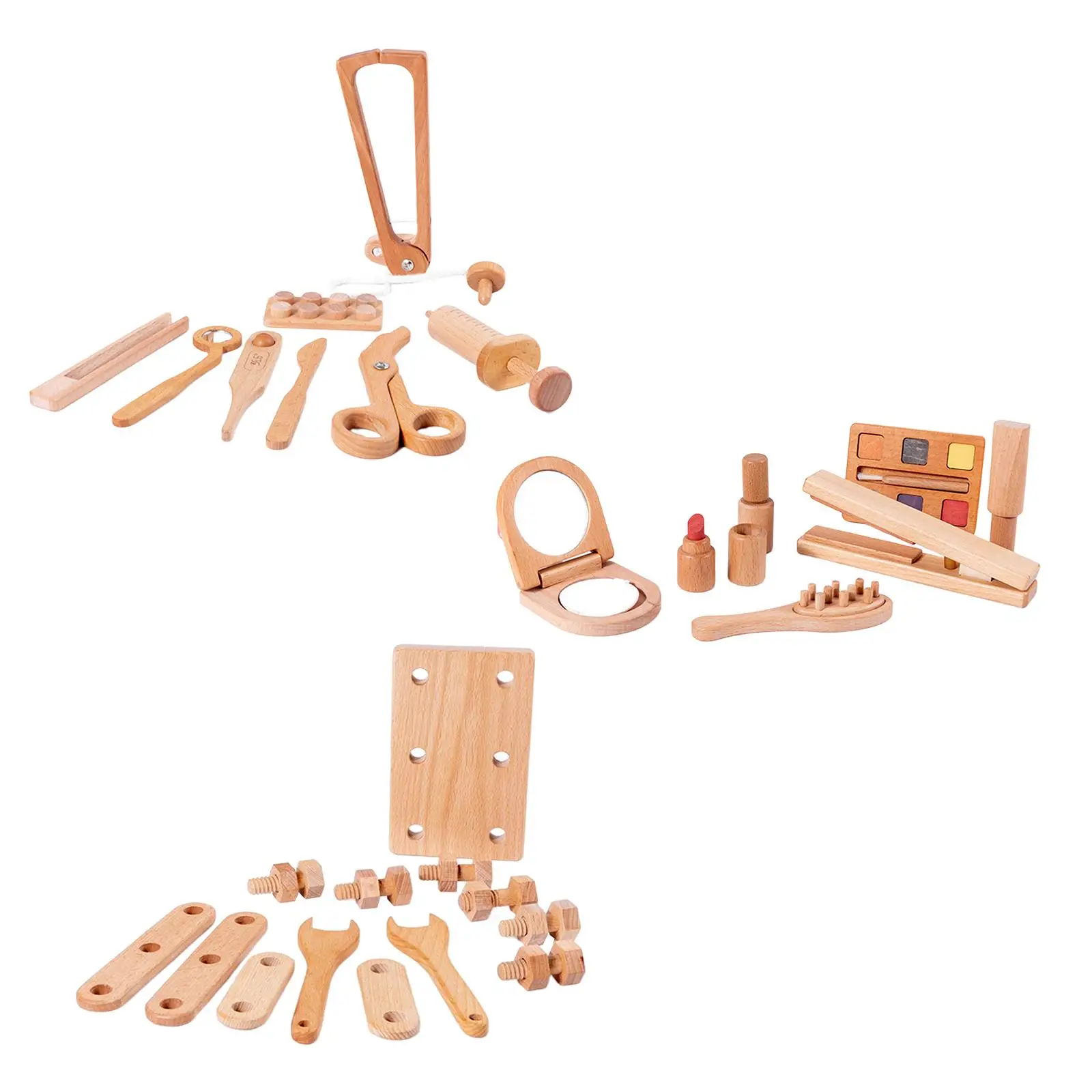 

Education Actives Montessori Toy Montessori Educational House Toy Playset Makeup Toy Set