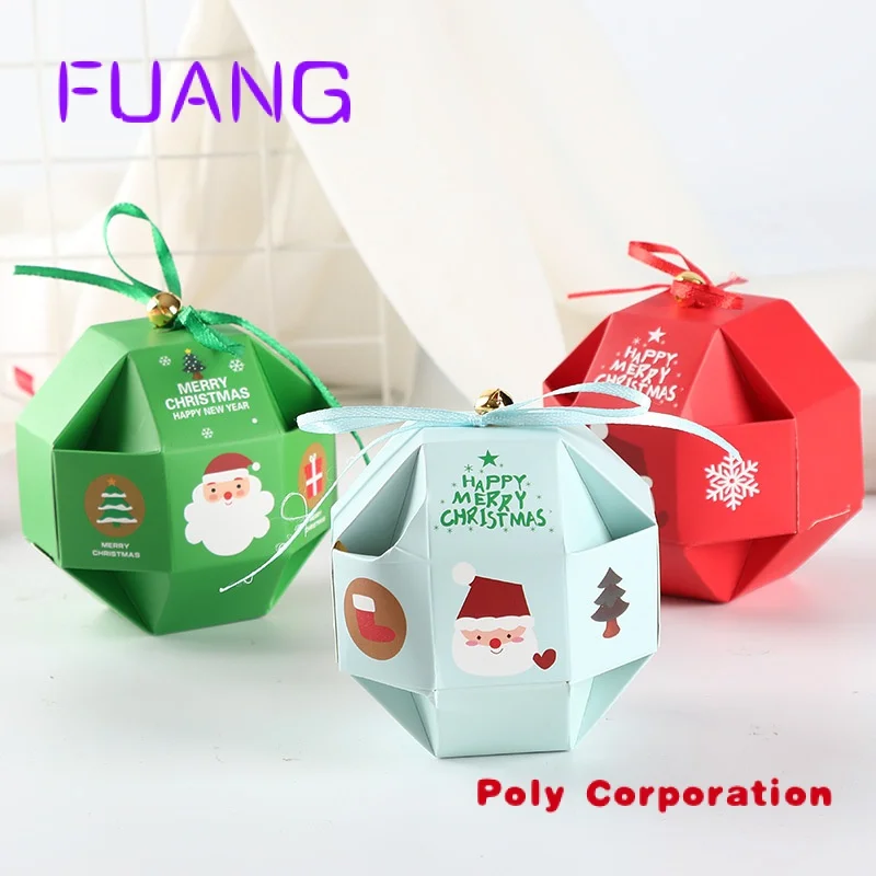 Creative Xmas Candy Packaging Carton Christmas Gift Candy Box For Christmas Party Suppliespacking box for small business