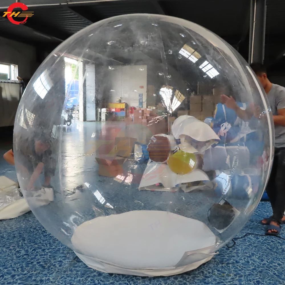 Прозрачная надувная палатка с пузырьковым шаром диаметром 2 м/3 м/4 м для кемпинга