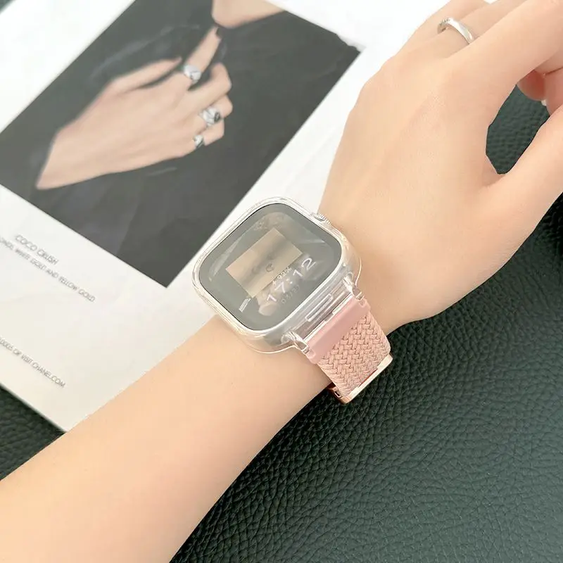 Чехол + ремешок для Xiaomi Redmi Watch 4/3/2/1 3 активный браслет Mi Lite магнитный нейлоновый