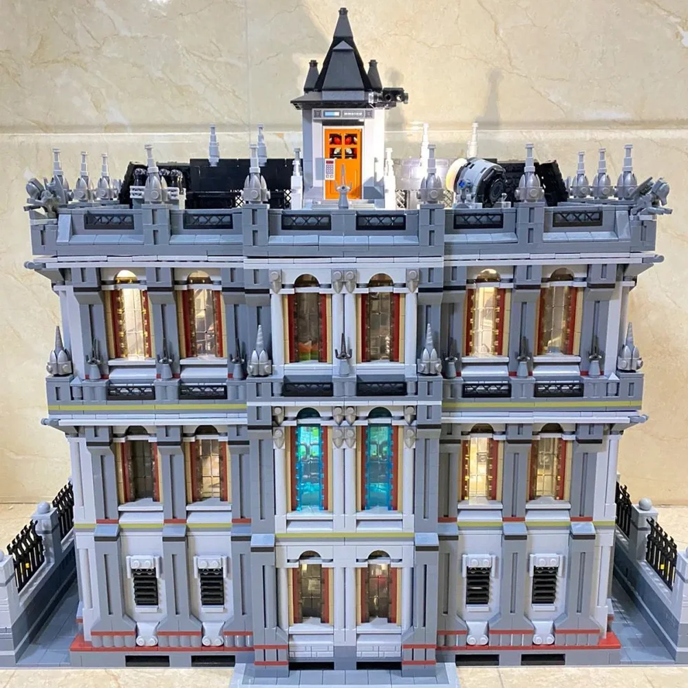 613002 креативный эксперт уличный вид люматическая больница Moc кирпич Модульные