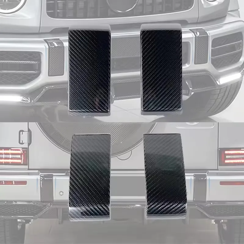 Фото Задняя накладка на бампер для G-Class W464 W463a G500 G63 (2019 г.), детали кузова автомобиля, сухой карбон №2