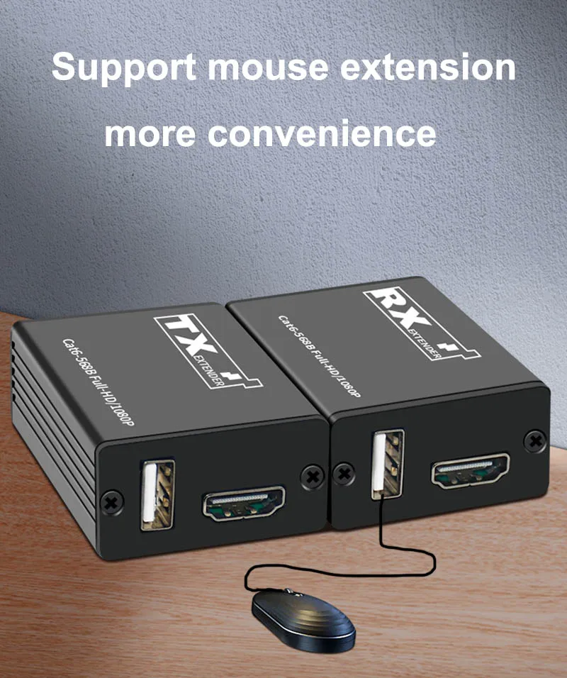 Удлинитель USB HDMI 1080p, 30 м, для ПК, фотосессия 6, Cat7, RJ45, кабель Ethernet, аудио-видео конвертер, не требует питания