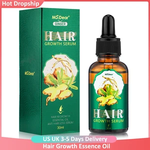 Масло имбиря для роста волос 30 мл, быстрое эфирное масло для роста волос средство против выпадения волос, для мужчин и женщин
