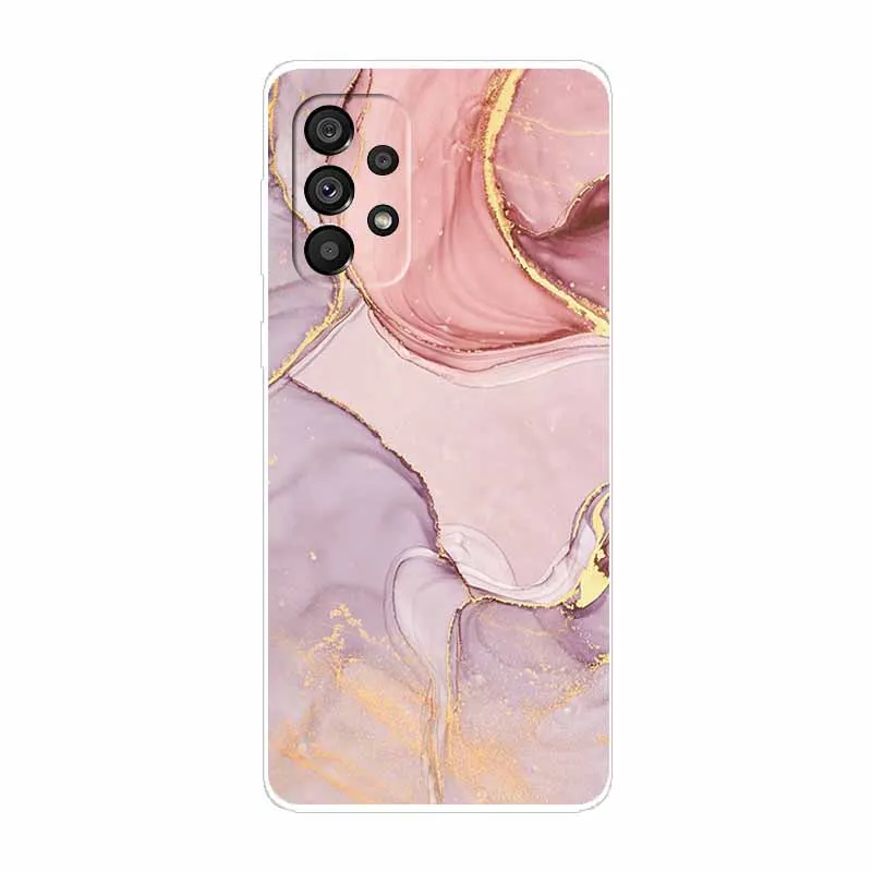 Чехол для Samsung A13 4G A135F новая модная мраморная силиконовая Мягкая задняя крышка из