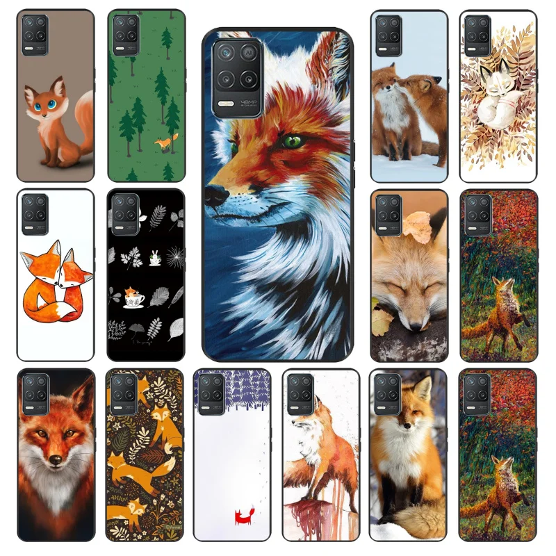 

Cute Fox In Autumn leaves forest Phone Case for OPPO Realme 8 7 6 6Pro 7Pro 8Pro 6i 5i C3 C21 C21Y C11 C15 C20 C25 X3 SuperZoom