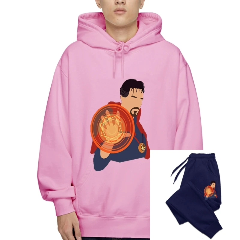 

Свитер с капюшоном с принтом «Доктор странно» для мужчин