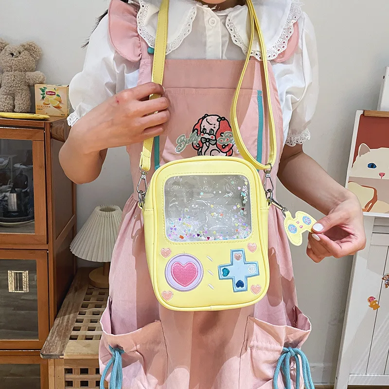

Mini Clear Shoulder Crossbody Bag 2022 Cute Game Console Ita Bags for Women Funny Purses for Girls Designer Bag Small Phone Bags