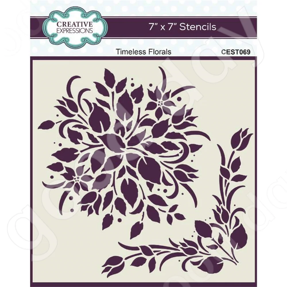 

Arrival 2022 New Timeless Florals Metal Cutting Stencil Scrapbook Diary Decoration Embossing Template Diy Greeting Card