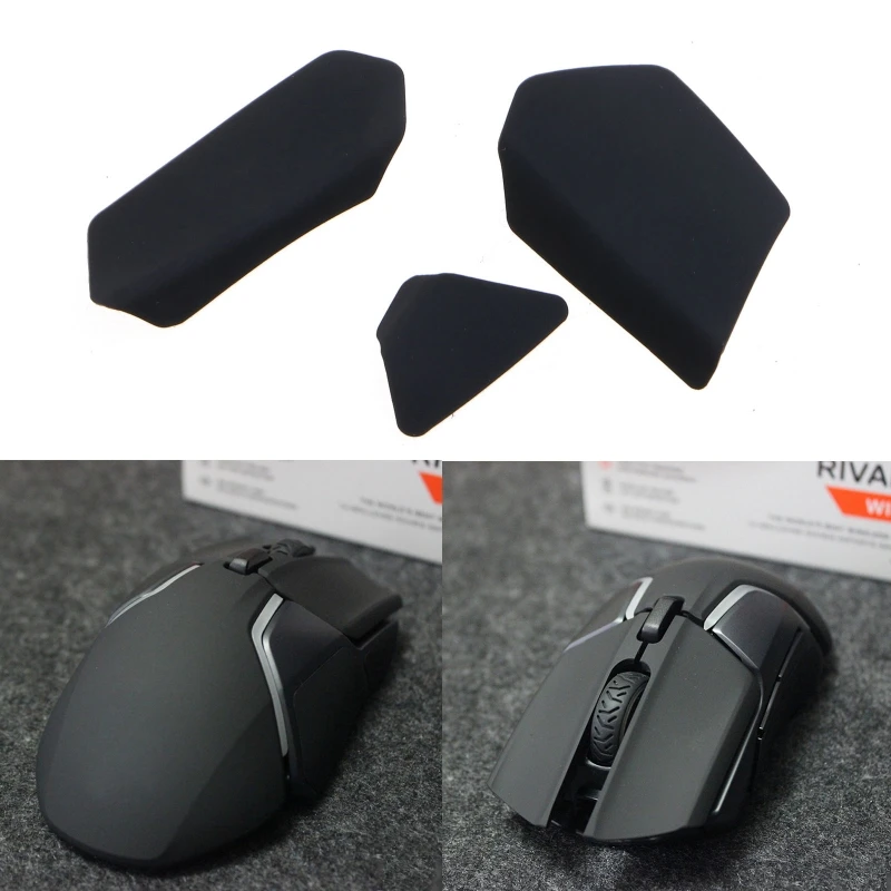 

Mouse Anti-Slip Elastics Refined Side Grips for SteelSerie Rival 600 650 Mouse Skin Sweat Resistant Pads Without Mouse