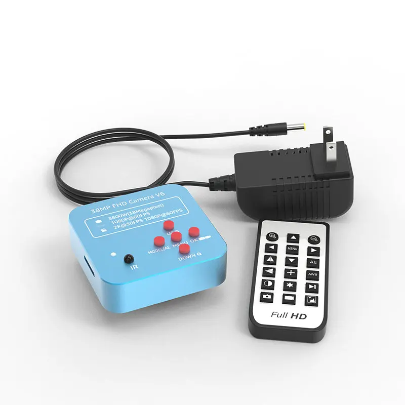 Промышленный Цифровой видеозаписывающий микроскоп 48 МП HD USB CCD-камера для