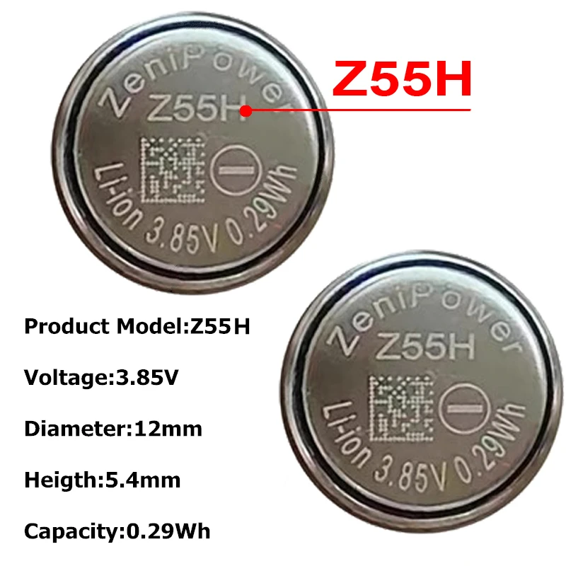 

2PCS 3.85V Original ZeniPower Z55H CP1254 A3 Replacement Battery for Sony WF-1000XM4 XM4 TWS Bluetooth Headset Earphone
