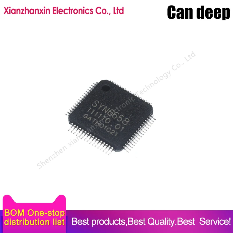 

1~5PCS/LOT SYN6658 6658 LQFP64 Chinese speech synthesis chip sound natural