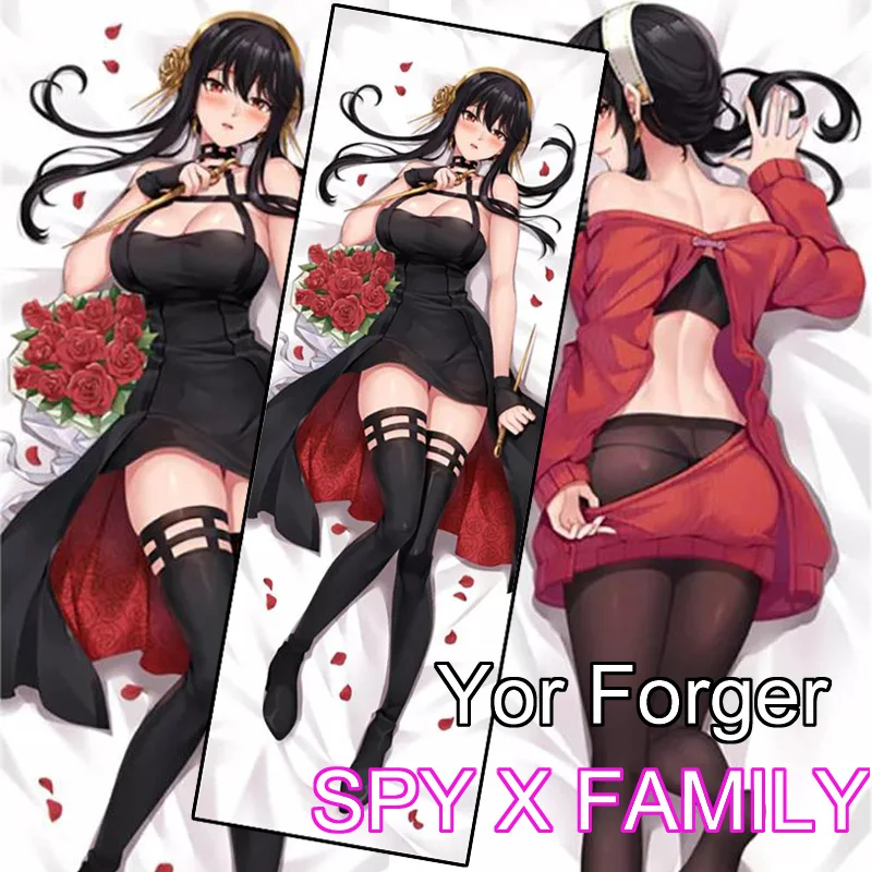 

Spy X Family Dakimakura Yor Forger Body Pillow Case 2Way Double-side Print Anime Girl Yor Hugging Body Pillow Cover Otaku Gift
