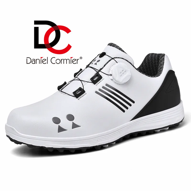 2022 Couple's Super Fiber Rotary Buckle Golf Shoes Breathable, Waterproof, Non slip Outdoor Leisure Sports Shoes Size 37-47