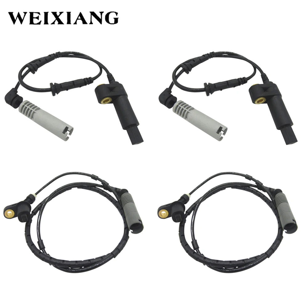 

4PCS FRONT+REAR LEFT RIGHT WHEEL ABS SPEED SENSOR FOR BMW E46 323i 325i 328i 330i M3