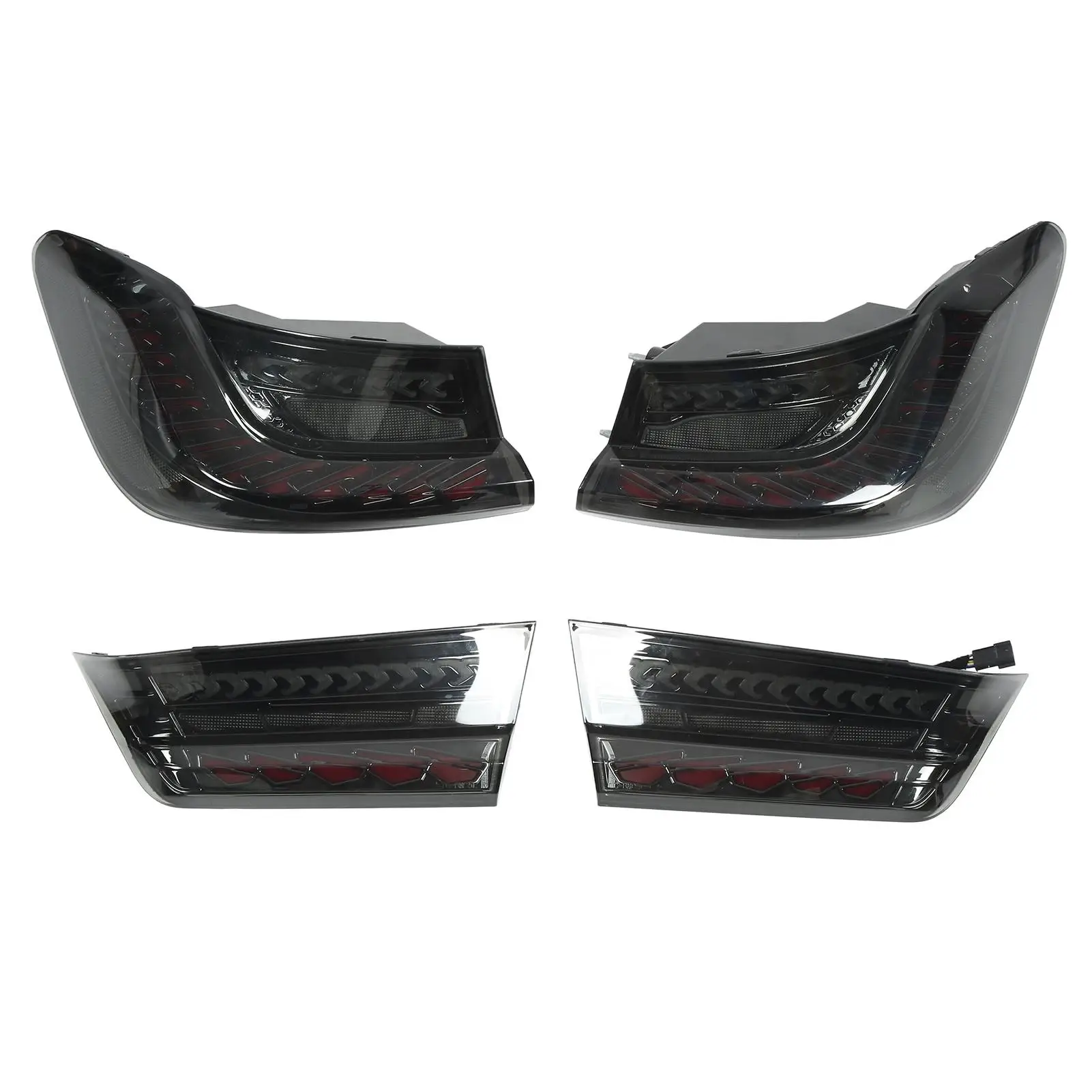 2 шт. задние фары левая и правая Дымчатая линза IP67 водонепроницаемая для BMW 3 серии