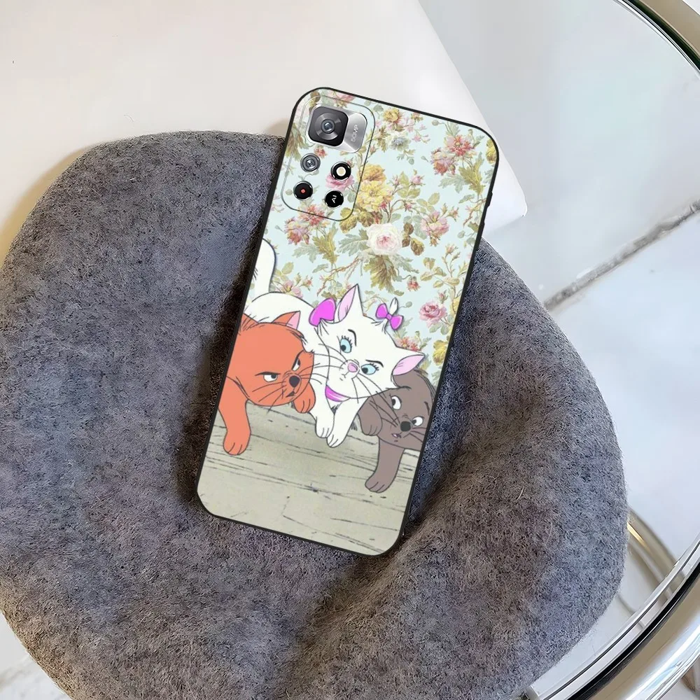 Чехол для телефона с изображением аристокотов Xiaomi Redmi Note 13 12 11 9 Ultra 10 Lite POCO F4 F5 X5 Pro