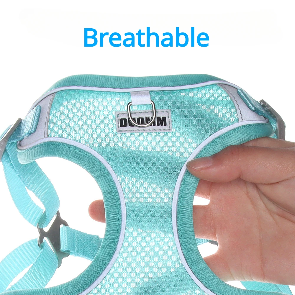 

Pet Cat Dog Harness Clothes Vest Chest Cat Collars Rope Small Dogs Reflective Breathable Adjustable Outdoor Walking Pet Supplies