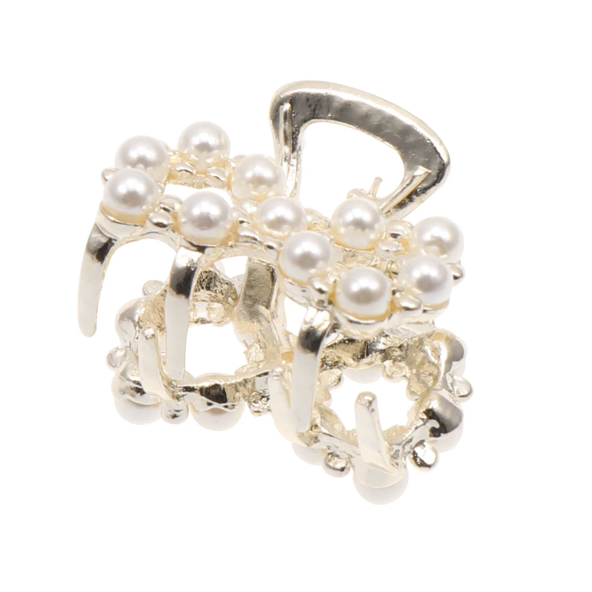 

Hair Clips Clip Claw Pearl Jaw Mini Bridal Metal Rhinestone Decorative Barrettes Vintage Pin Wedding Headband Clamp Brides Women