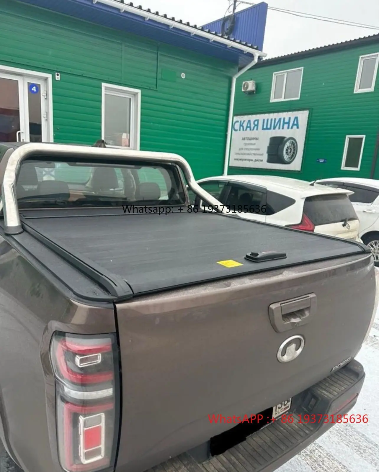 Фото Крышка роликового затвора пикапа, крышка Tonneau для GWM Great Wall Poer KingKong Hunter F70 JAC T9 FOTON Tuland G9 G7 №5