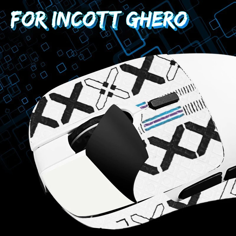 Нескользящая липкая лента для мыши стикер скейта Incott GHERO беспроводная мышь