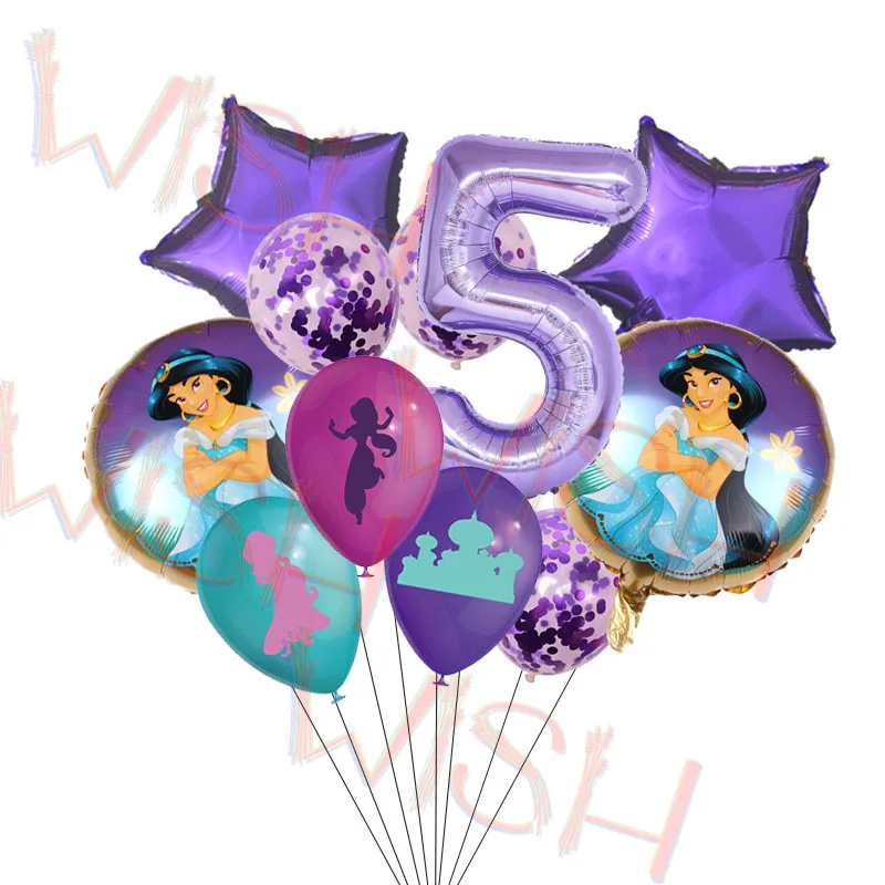 Набор фольгированных шаров Disney Жасмин для детского праздника