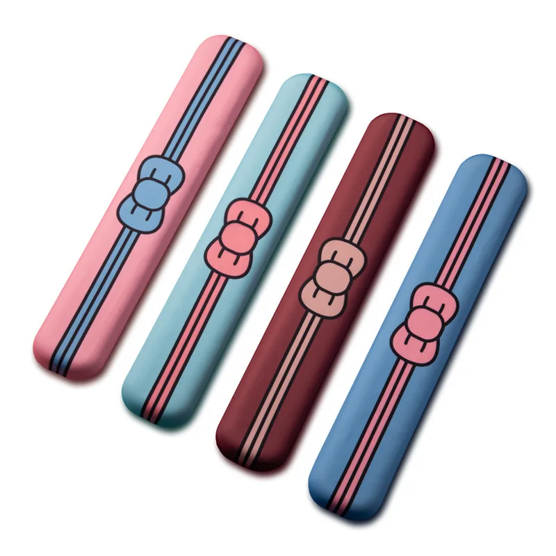 

Keyboard Wrist Rest Pad Hand Stand Bow Knot Pink Blue Cyan Red 36cm 44cm Silicone Anti Slip Office Game PC Laptop Girl Gift
