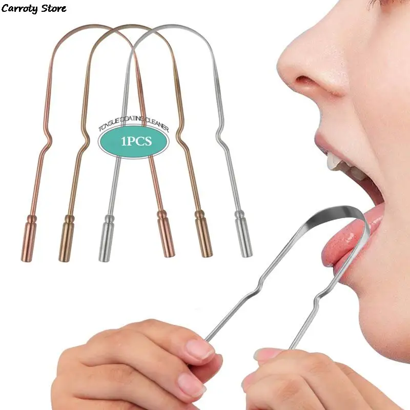 

1 шт., скребок для языка из нержавеющей стали