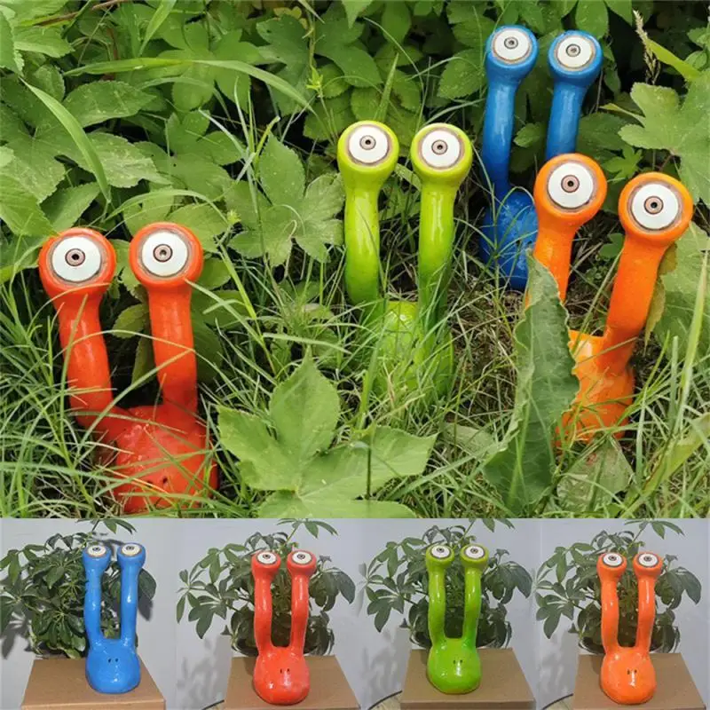 

1 Pcs Mutation Snail Potted Landscape Resin Sculptures & Figurines Outdoor Garden Stem Eye Crafts Ornaments Home Decoration