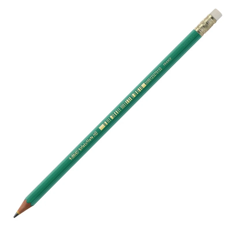 Карандаш чернографитный &quotBic Evolution Эко" с ластиком НВ |