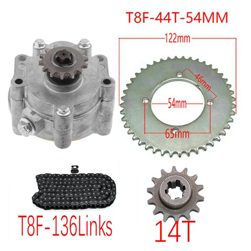 

Зубчатая коробка передач с цепью для 33Cc 43Cc 49Cc Ty Rod II Karts Mini Moto внедорожный велосипед Скутер