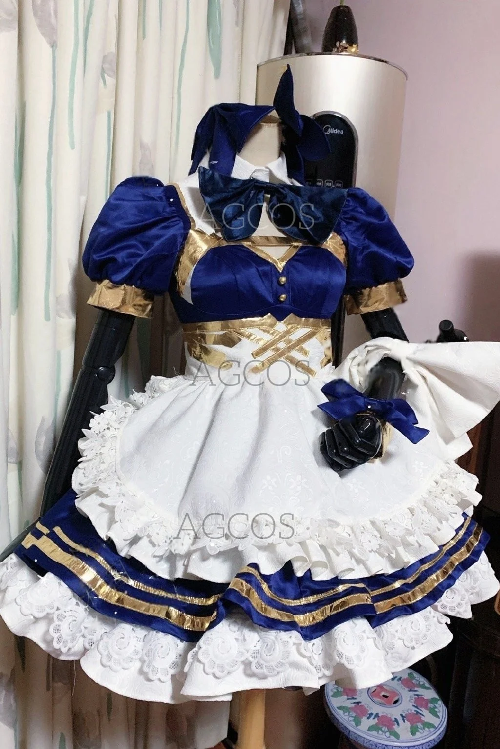AGCOS индивидуальный FATE FGO Tohsaka Rin Doujin Maid косплей женская униформа платье костюмы для