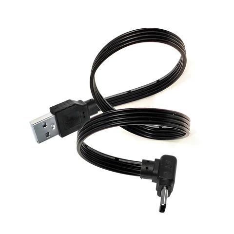 USB-C Typ C Männlich Links리 Uganda UP Down Abgewinkelt 90 °   zu USB 2,0 Männlichen Daten Kabel USB Typ-c Flache Kabel 0,1 м/0,2 м