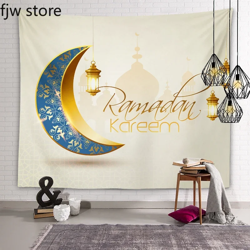 Рамадан декоративный гобелен исламский мусульманский Ид аль-Фитр фон настенная