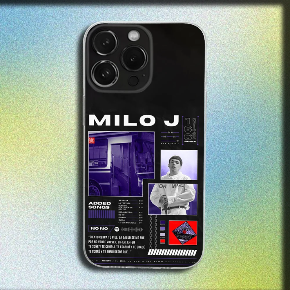 Фото Чехол для телефона Rapper Singer M-Milo J 111, для iPhone 16,15,14,13,12,11 Plus, Pro, Max, XR, XS, Plus, SE, мини-прозрачный мягкий чехол №2