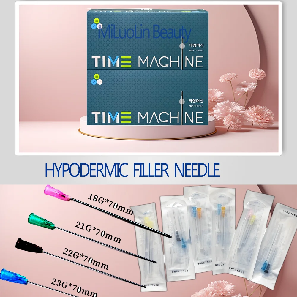 Высококачественная Корейская тонкая микро-тугая игла Canula 14 г 90 мм канюля с тупым