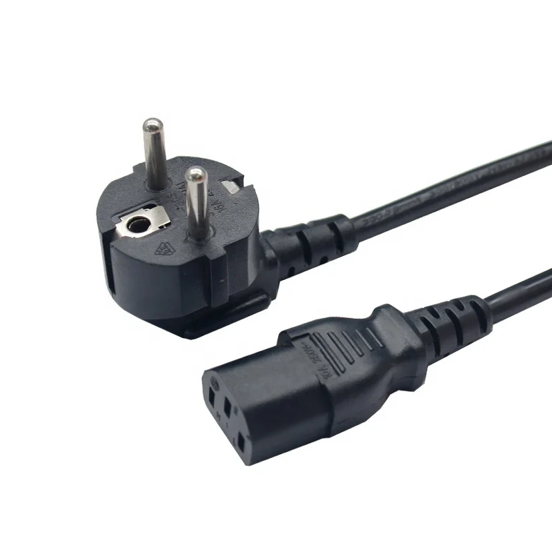 

PC Power Extension Cord 1.5m Schuko EU Plug IEC C13 Power Supply Cable For Projector PC Computer